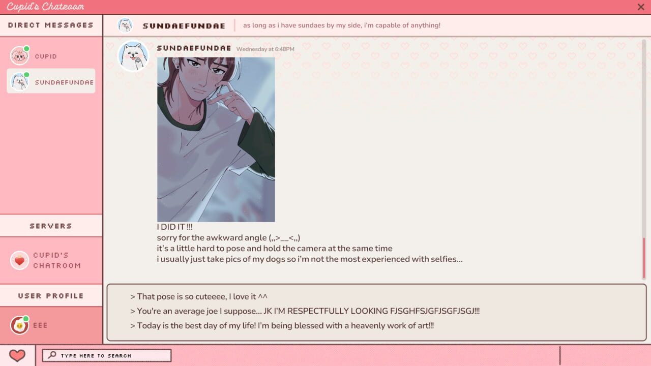Capture de Cupid's Chatroom