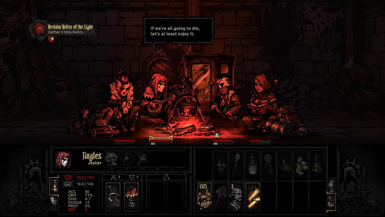 Capture de Darkest Dungeon