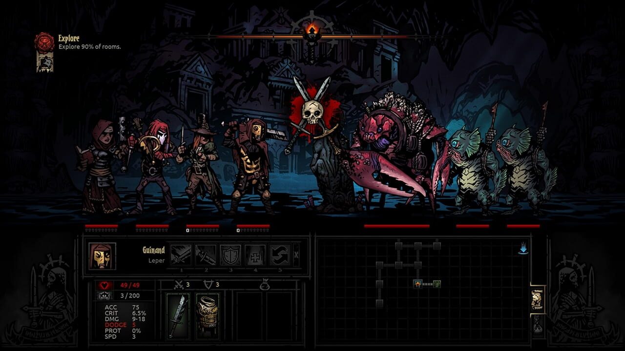 Capture de Darkest Dungeon