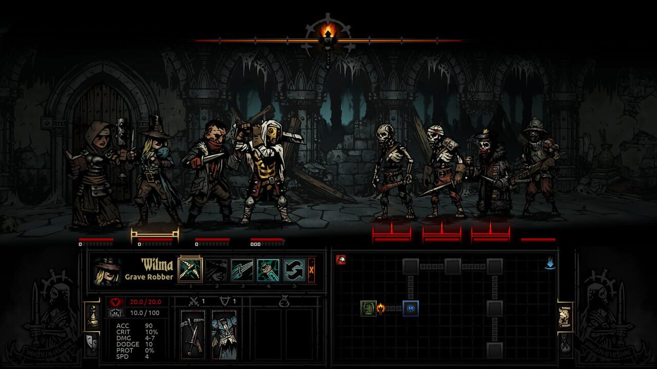 Capture de Darkest Dungeon