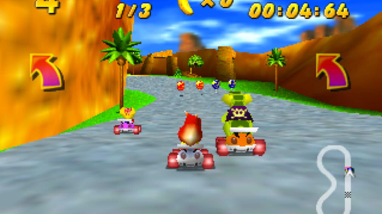 Capture de Diddy Kong Racing
