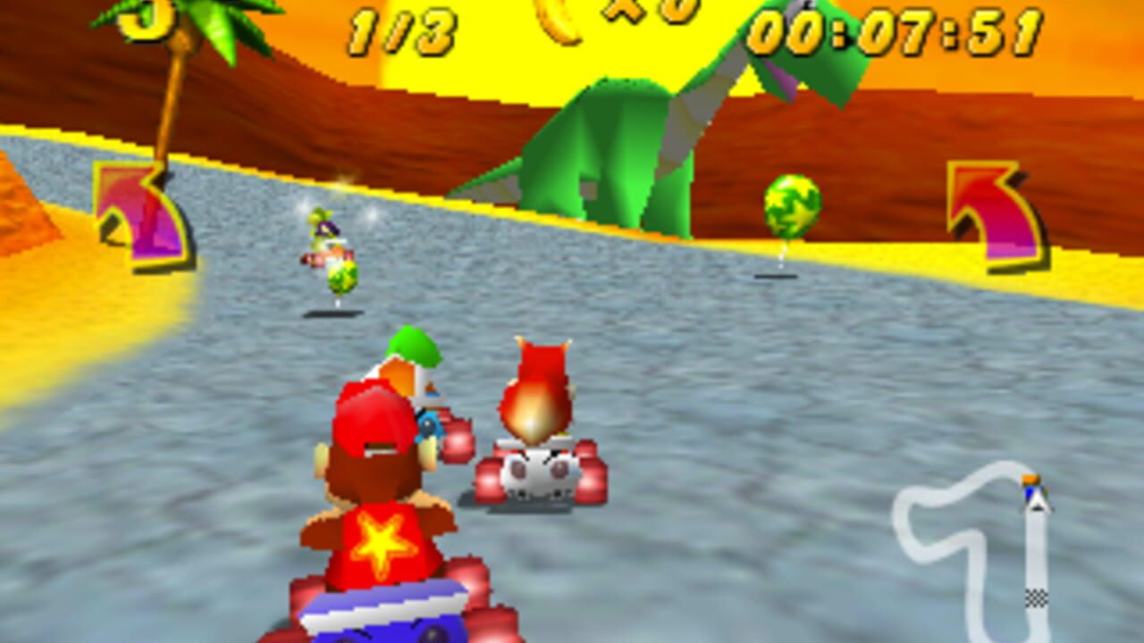 Capture de Diddy Kong Racing