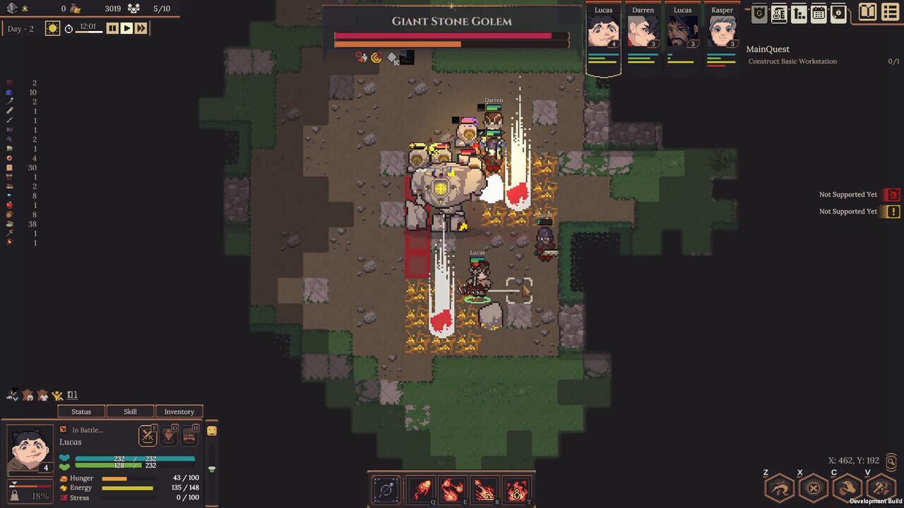 Capture de Dungeon Settlers