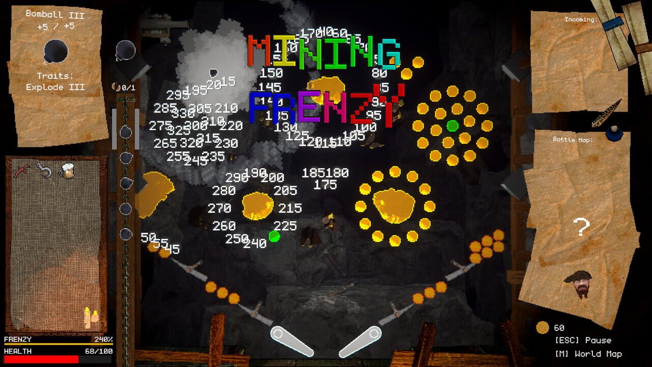 Capture de Dwarrf: A Pinball Roguelike
