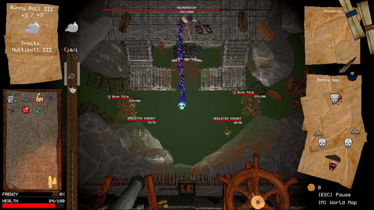 Capture de Dwarrf: A Pinball Roguelike