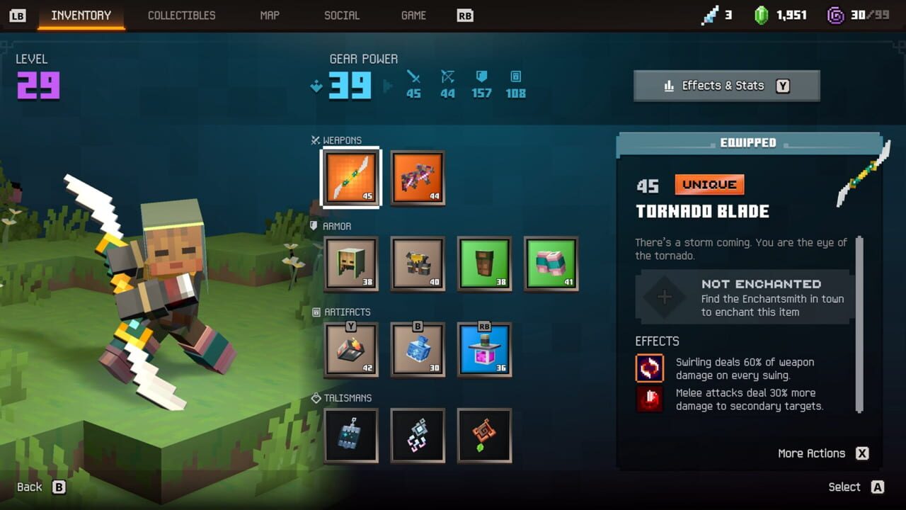 Capture de Minecraft Dungeons II