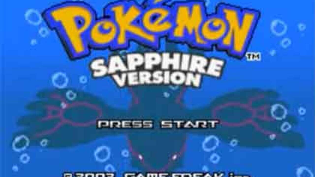 Capture de Pokémon Sapphire Version