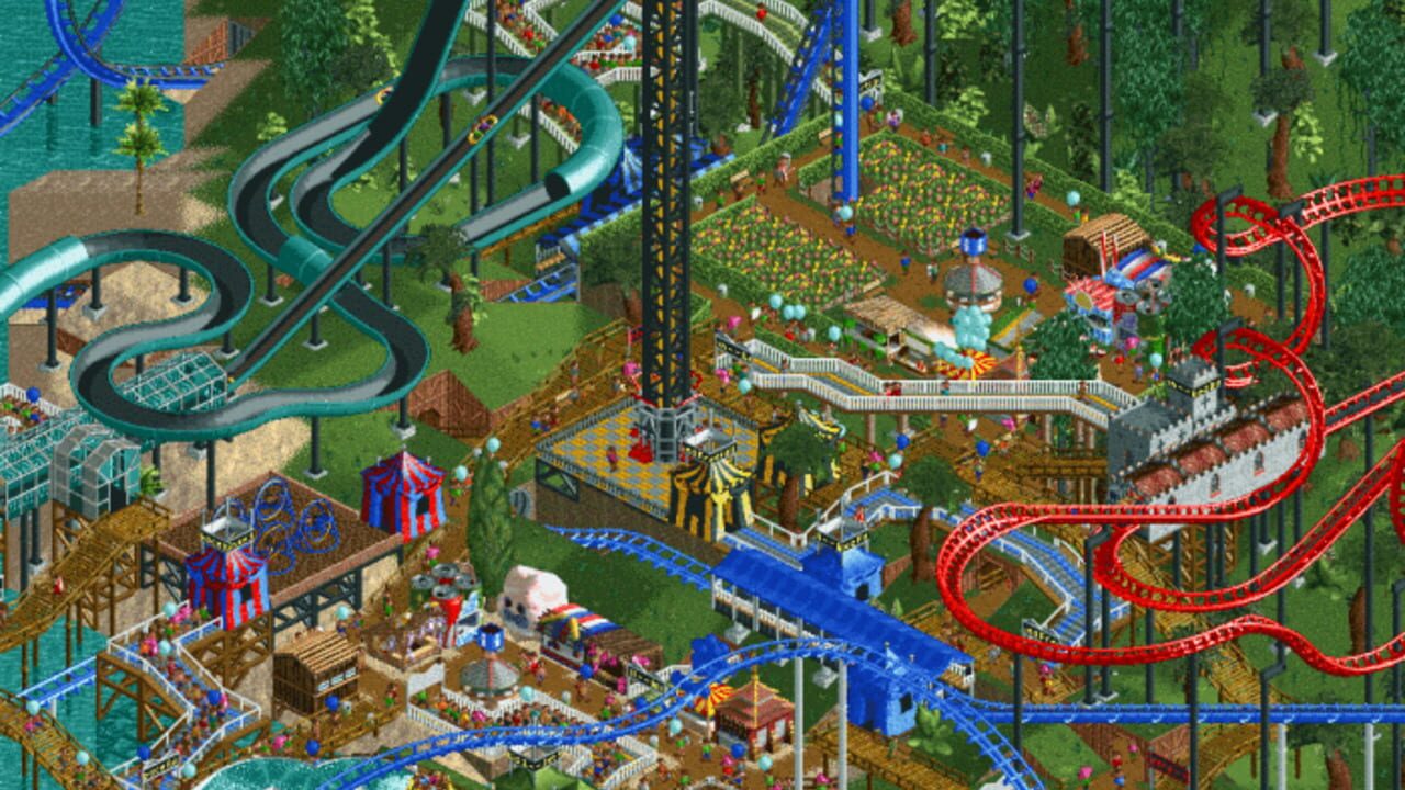 Capture de RollerCoaster Tycoon 2
