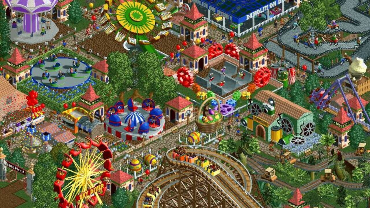 Capture de RollerCoaster Tycoon 2
