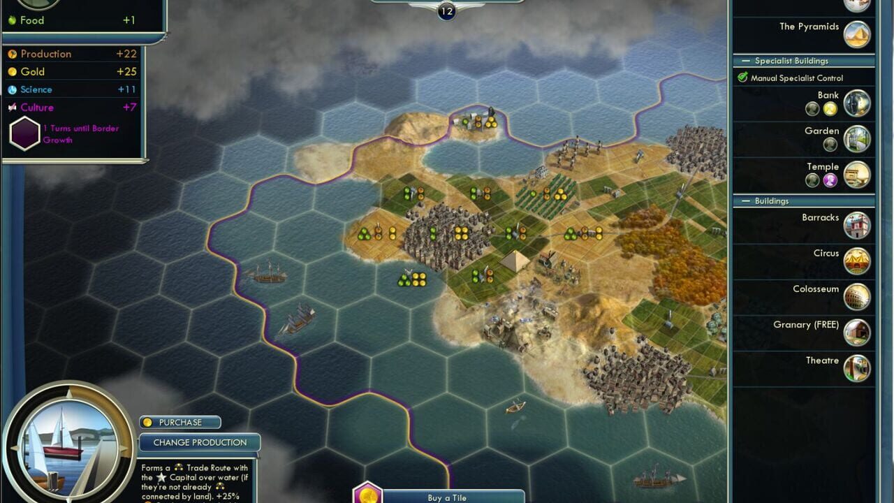 Capture de Sid Meier's Civilization V