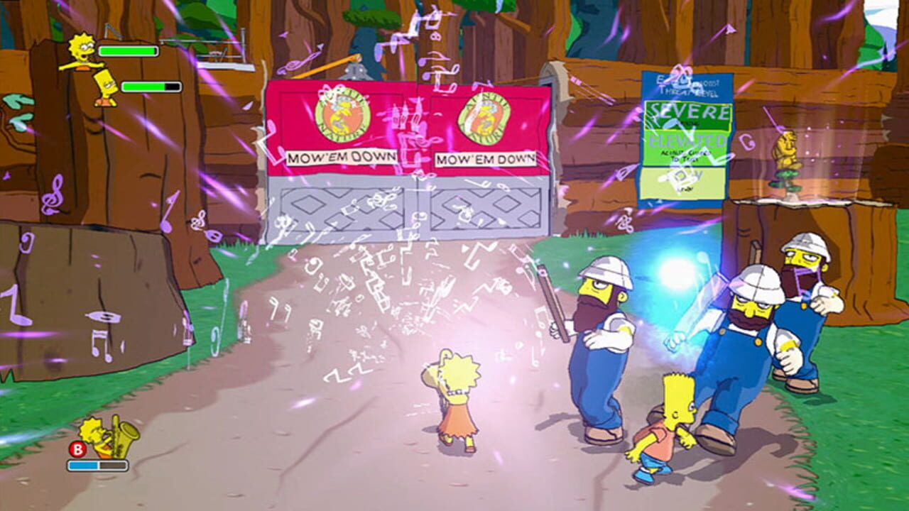 Capture de The Simpsons Game