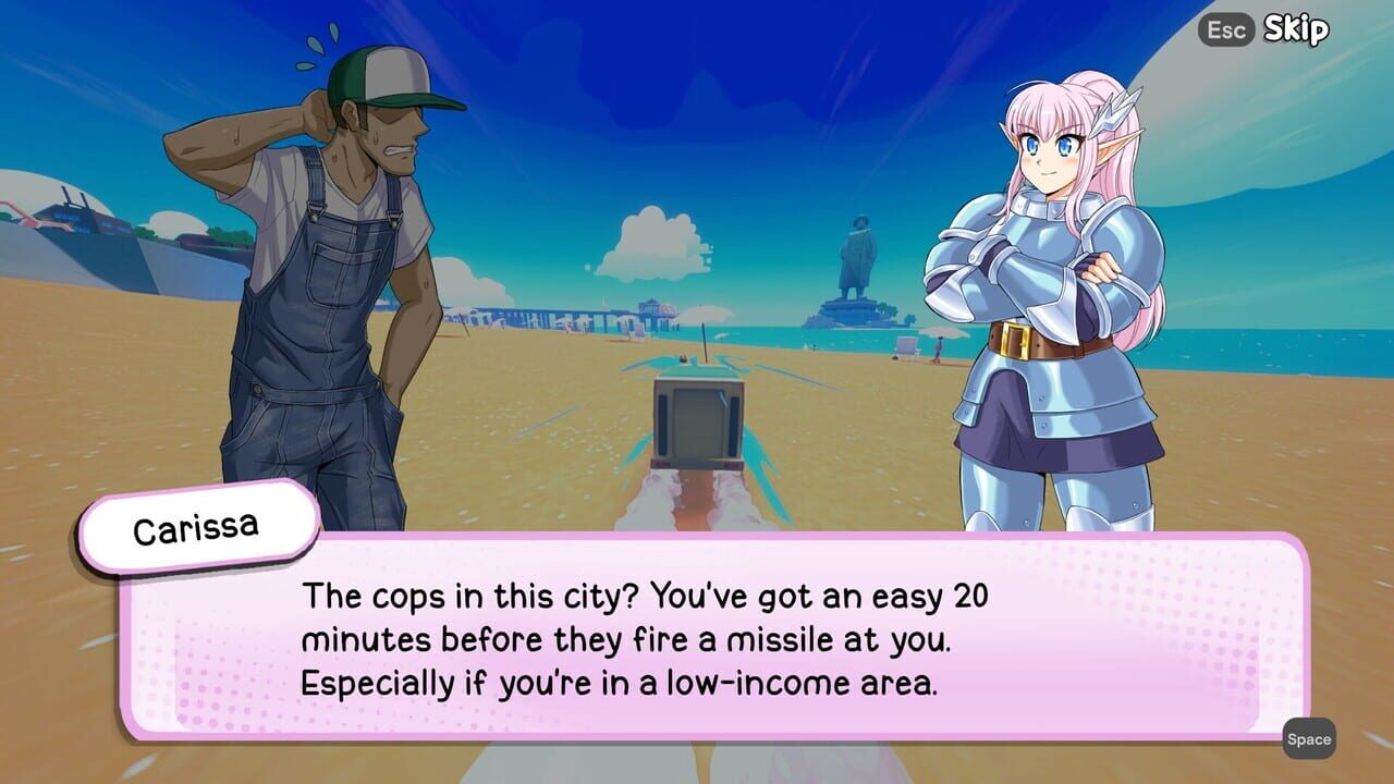 Capture de Truck-Kun Is Supporting Me From Another World?!