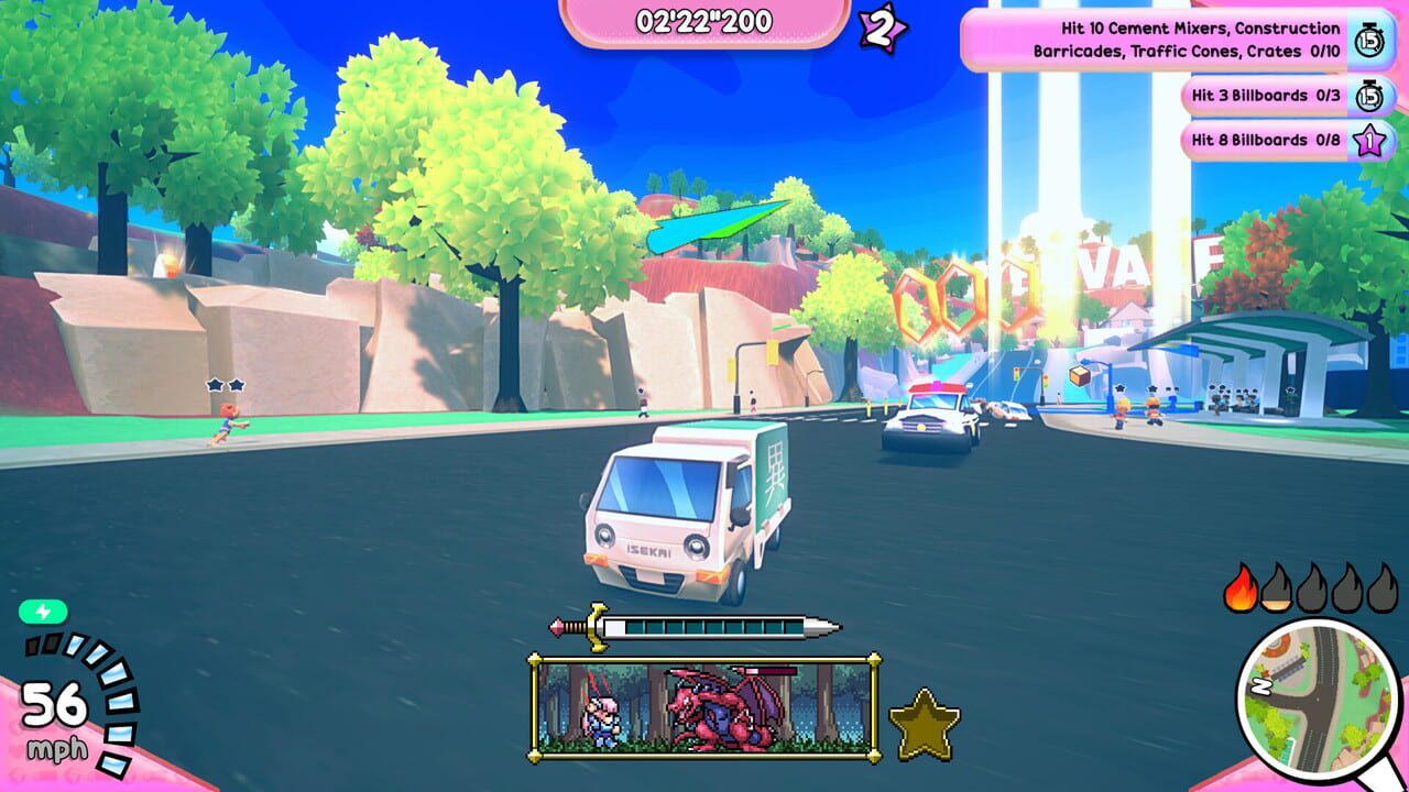 Capture de Truck-Kun Is Supporting Me From Another World?!